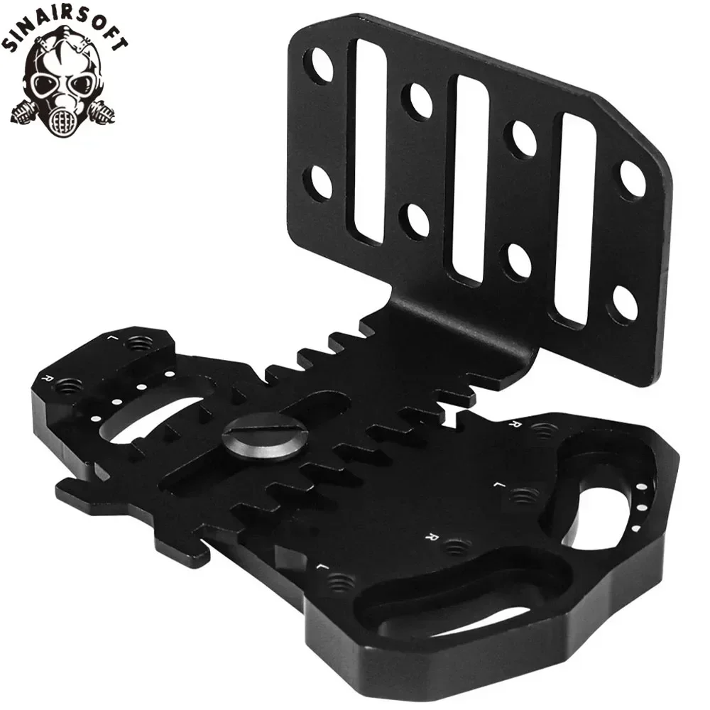 Placa adaptadora cant negativo NCP2 para funda táctica airsoft QLS - imagen 4