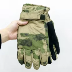 Guantes tácticos invierno resistentes cinco dedos camuflaje ruinas rusas