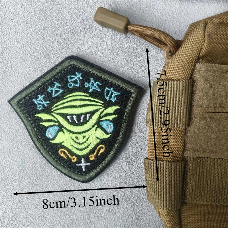 Parche de calavera Goon Squad, chaleco táctico bordado con gancho y bucle, insignia de moral, mochila, pegatina decorativa, parches para brazalete para ropa - imagen 3