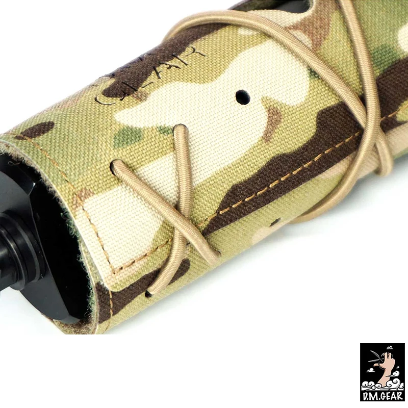 DMgear Airsoft supresor cubierta térmica escudo manga silenciador camuflaje táctico - imagen 5