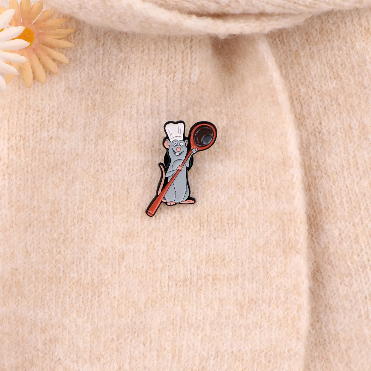 4 unids/set de alfileres esmaltados de ratón bonito, conjunto de broche de animales de dibujos animados, Pin de solapa de Metal, insignia, accesorios para mochila, joyería, regalos para amigos - imagen 5