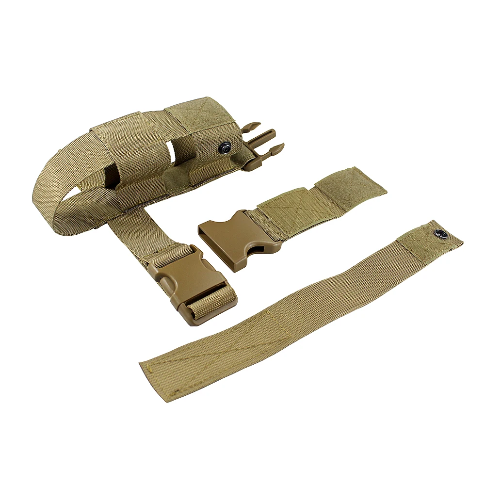Soporte táctico para pulverizador de pimienta, adecuado para botella de agua MK9, funda ajustable para muslo, soporte para botella de bolsillo