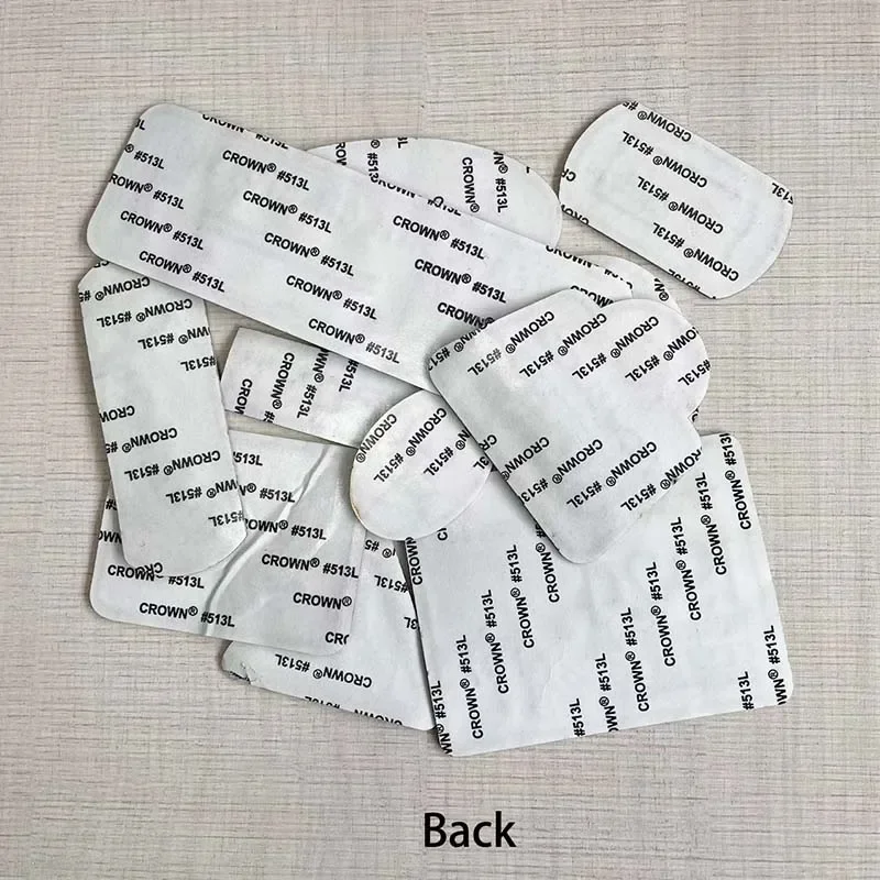 5 uds/parche de cuero apliques negros en parches, insignias bordadas parches autoadhesivos pegatinas de reparación DIY para asiento de coche, sofá - imagen 3