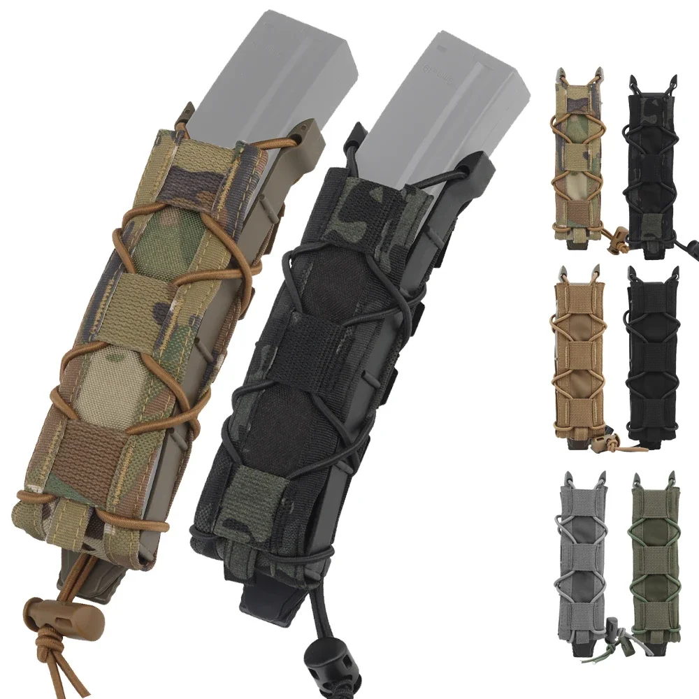 Bolsa táctica Modular MOLLE MP5 MP7 para revistas, bolsa abierta para pistola de caza, revistas de 9mm y 45 de largo - imagen 2