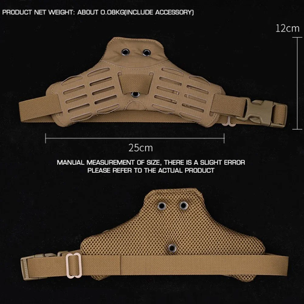 Pata de caída táctica para adaptador de funda Modular de Metal, Kit de sistema QLS, funda Molle para caza Airsoft, accesorios de montaje ARC RTI DUTY - imagen 3