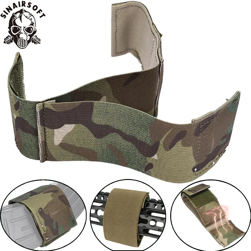 Correa de sentinela magnética táctica, eslinga para Rifle, organizador de banda de retención, imanes fuertes, retenedor de eslinga para caza, 2 pulgadas
