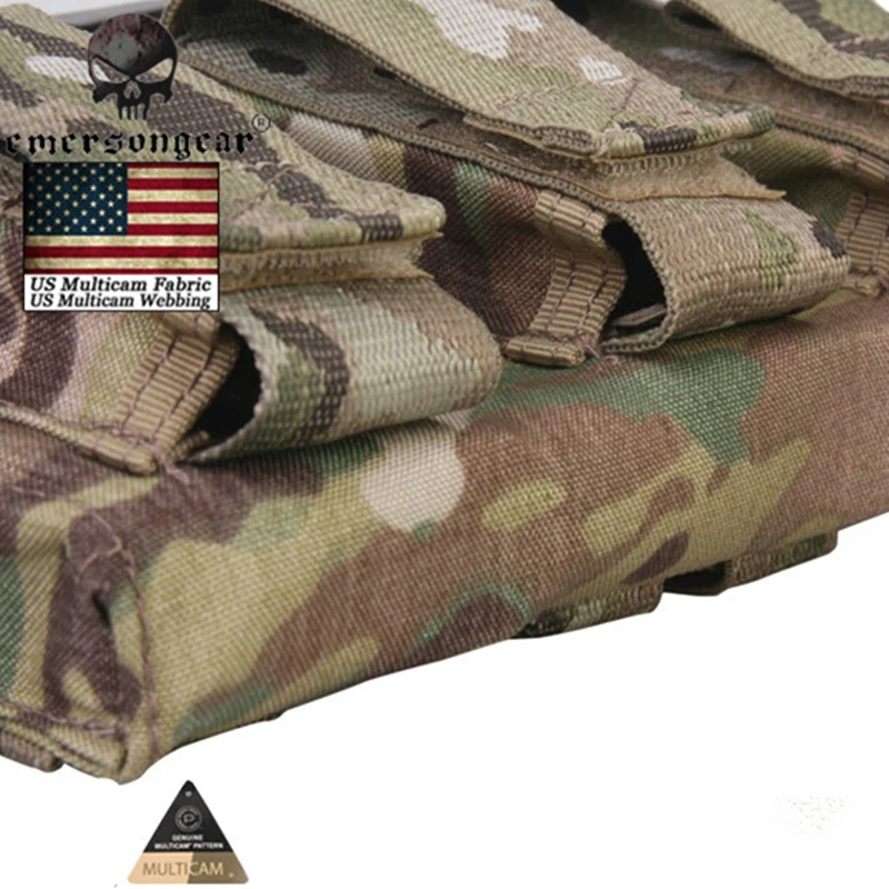 Portacargadores Molle 5.56 Tipo Tiger largo para chaleco táctico - imagen 3