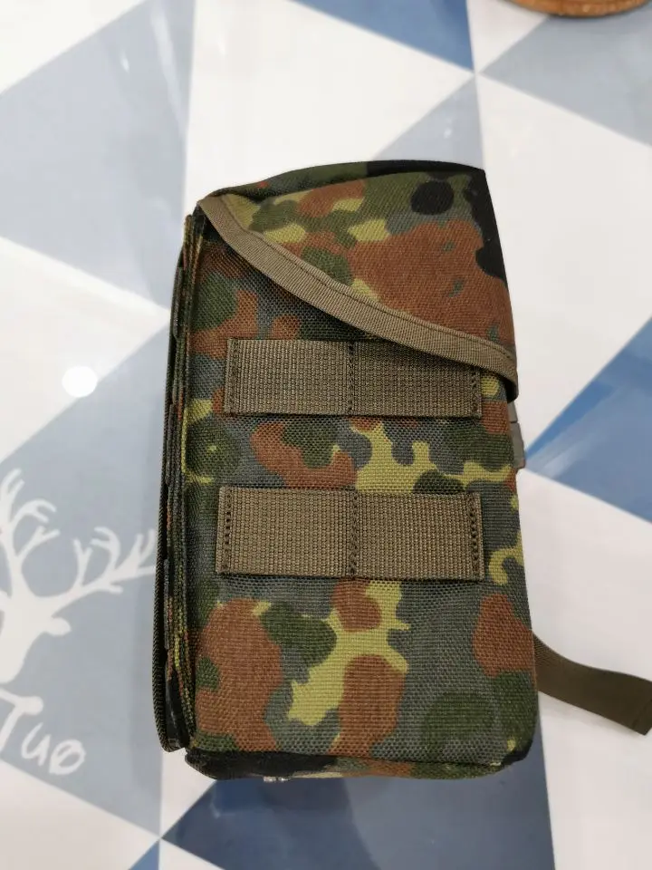 Bolsa de utilidad plegable de camuflaje moteado alemán de Alemania - imagen 4