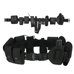 Montañismo al aire libre Camping Nylon militar táctico caza multibolsillo riñonera aplicación policial conjunto de diez piezas