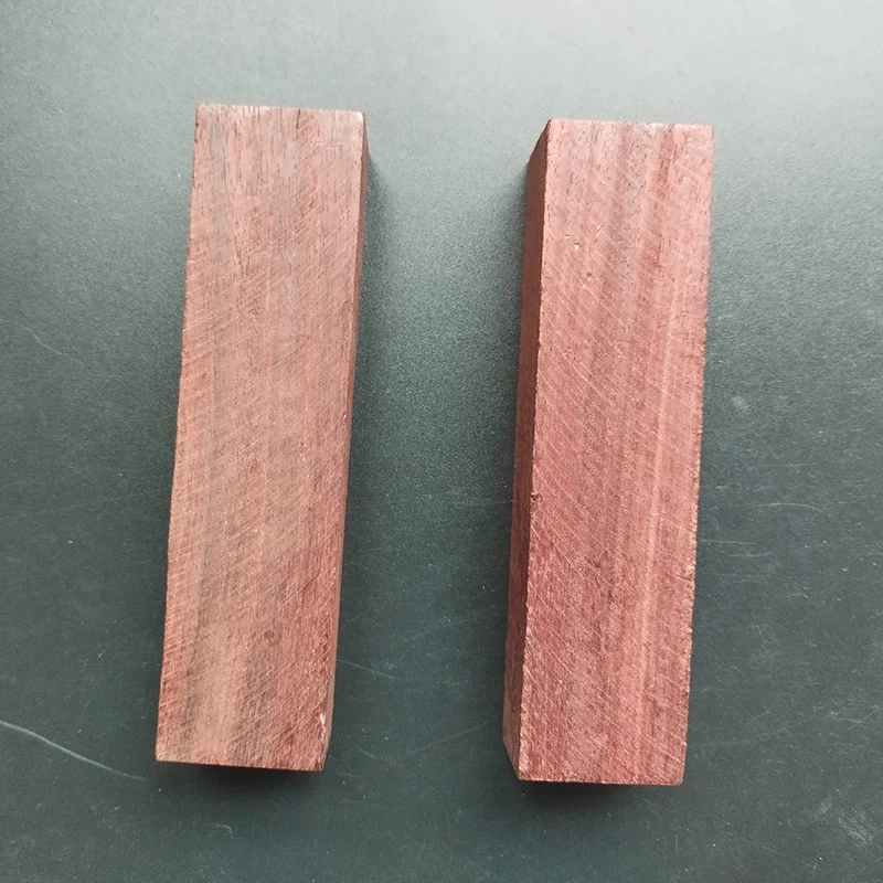 4 tamaños 115X40X7MM 120X40X8MM 120X40X10MM 128X32X27MM mango de cuchillo DIY Material de fabricación sangre madera de sándalo rojo tablero de madera registro - imagen 2