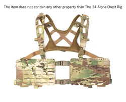 Pew Tactical SS34 Alpha Arnés Pecho MOLLE Táctico Airsoft