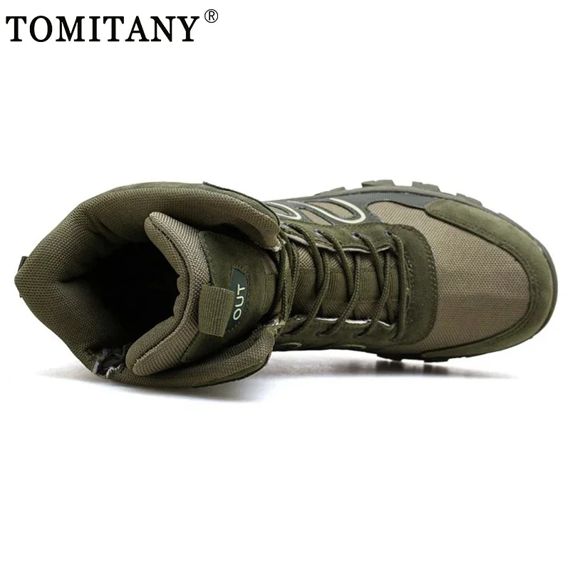 Botas militares tácticas para el desierto para hombre, Zapatos de senderismo para hombre, botas de combate del ejército, Zapatos militares, botas de invierno para hombre - imagen 5