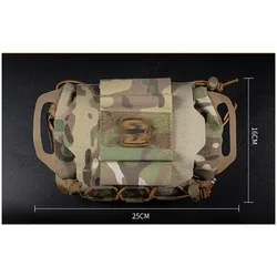 Caza táctica Molle revestimiento desmontable bolsas de supervivencia de despliegue rápido de dos piezas bolsa de emergencia