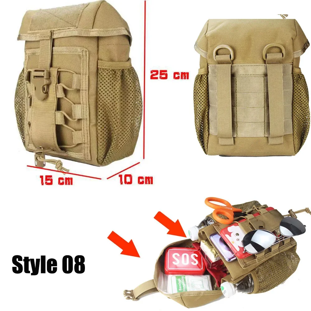 Bolsa Ophidian IFAK EDC, paquete de cinturón, chaleco de caza, paquete de herramientas de emergencia, botiquín de primeros auxilios médicos para exteriores, bolsa de supervivencia para acampar - imagen 5