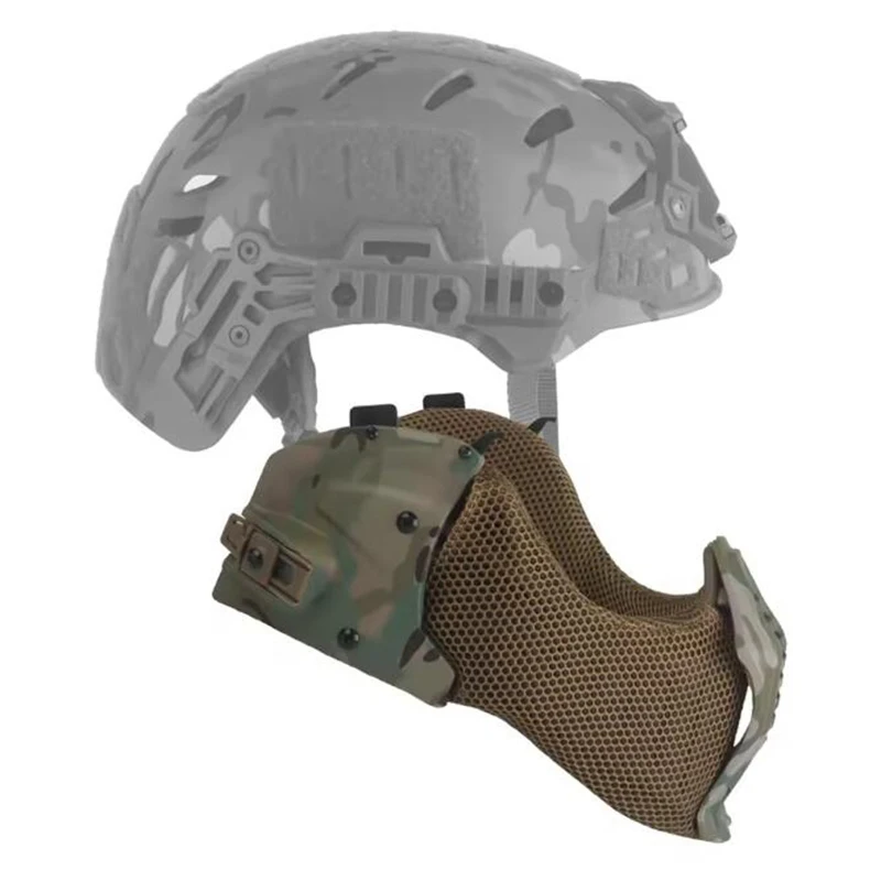 Casco Wendy versión 3,0 máscara protectora bucal especial mandíbula todo terreno espuma transpirable EVA para deportes tácticos al aire libre - imagen 4