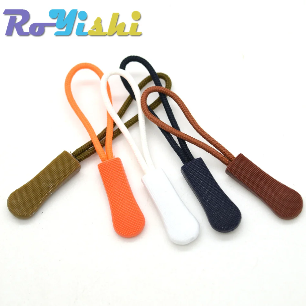 Lariat tirador cremallera negro cordón táctico accesorios ropa - imagen 4