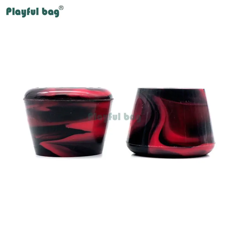 Patines de doble fila, cabezal de freno especial, accesorios de alta elasticidad de PU, resistente al desgaste, decoración DIY de colores mezclados AMB107 - imagen 5