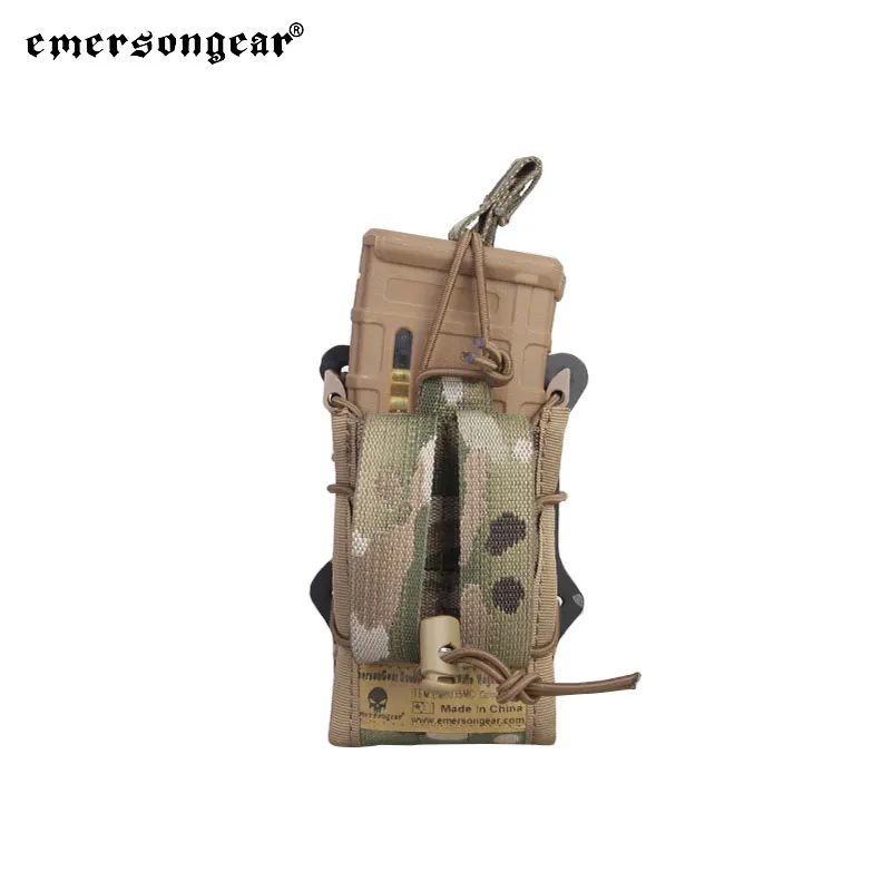 EMERSONGEAR doble Modular Rifle revista bolsa Airsoft caza utilidad MOLLE entrenamiento juego Mag camuflaje combate - imagen 4