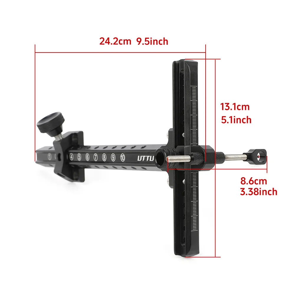 Arco recurvo ajustable de aluminio para tiro al blanco exterior - imagen 3