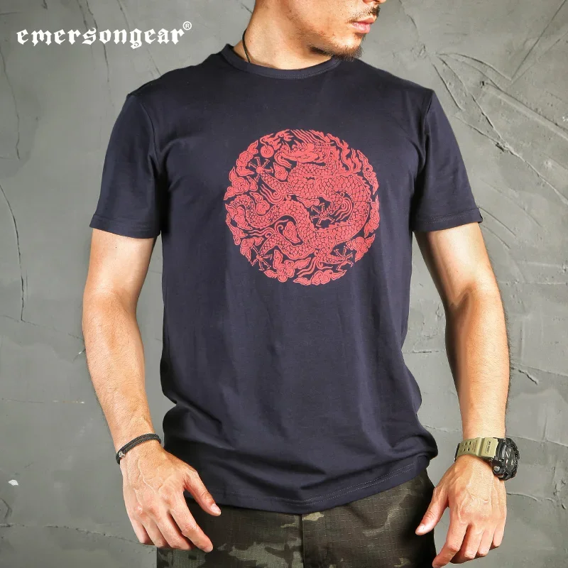 Camiseta táctica Emersongear Ming Guards versión trasera camisetas culturales camiseta deportes Casual moda Camping senderismo al aire libre EM9363 - imagen 5