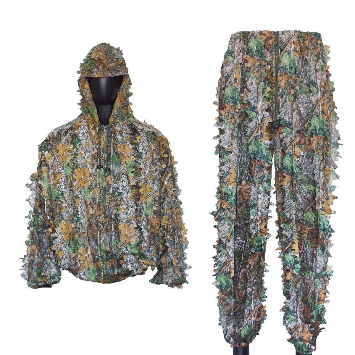 Ropa táctica de caza Ghillie, camuflaje para traje de cazador, pantalones, uniforme para hombre, ropa de francotirador Airsoft para caza, Idogear de francotirador