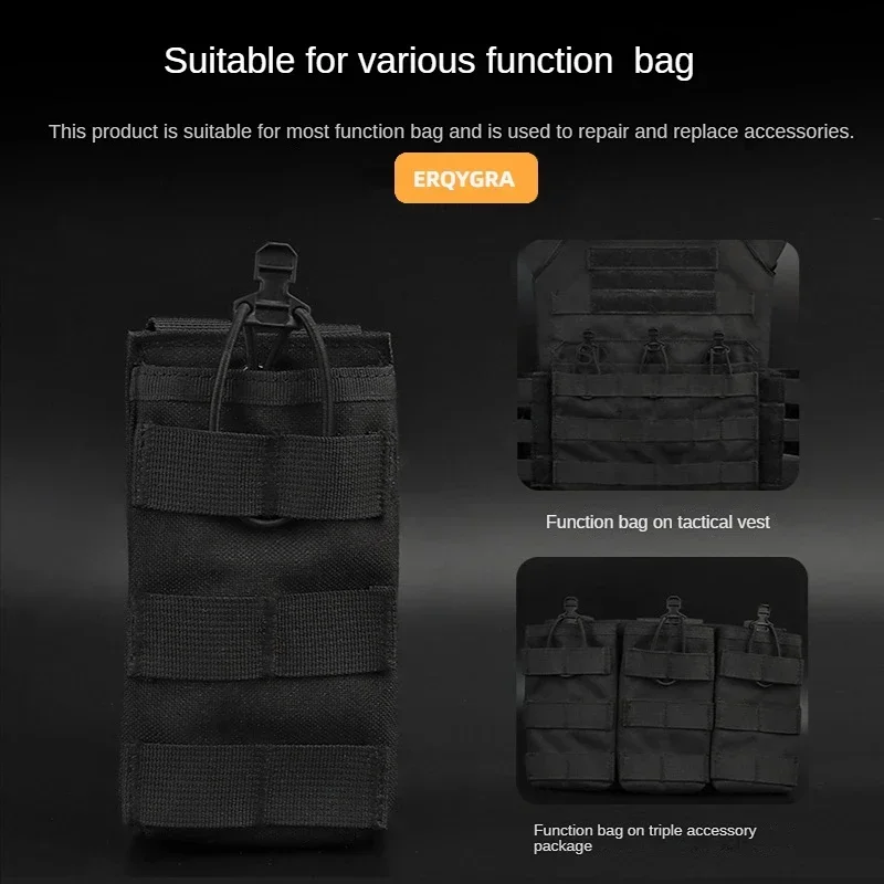 ERQYGRA-etiqueta de tracción táctica para correas de bolsa, funda de cuerda funcional, herramientas para equipos deportivos al aire libre, accesorios para caza y senderismo - imagen 3