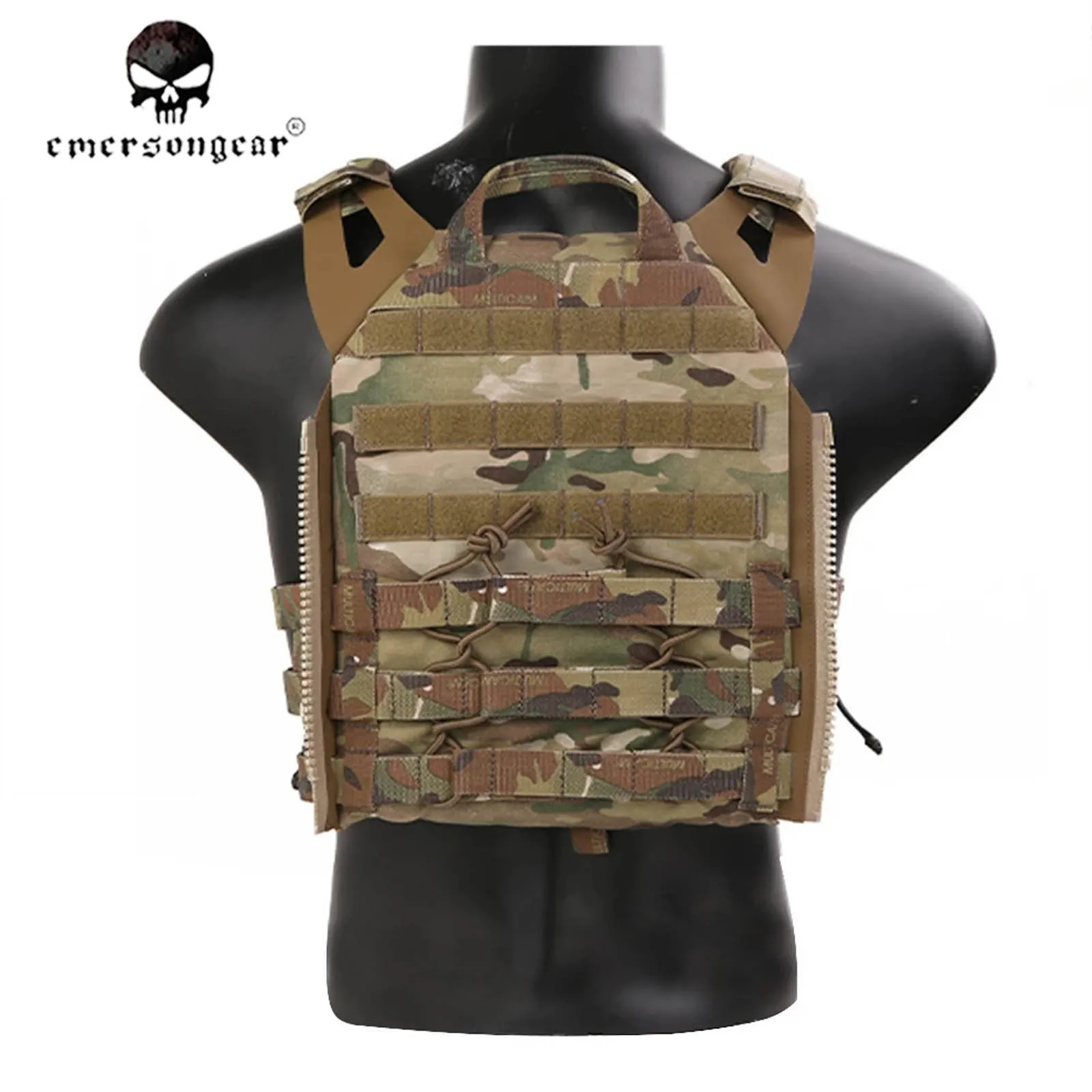 Emersongear-portador de placa Jum 2,0, chaleco táctico JPC militar, Molle de caza, para Airsoft EM7403 - imagen 2