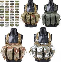 Chaleco táctico AK Molle multifuncional ligero camuflaje caza
