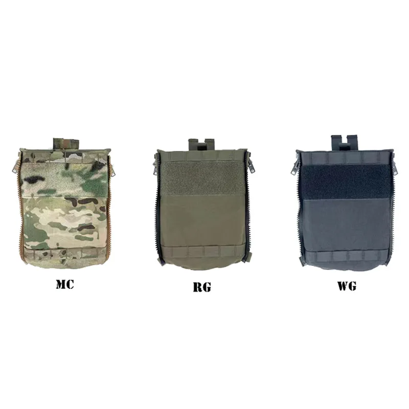 Bolsa de agua con Panel trasero táctico para exteriores, chaleco FCPC V5, portador de placa, bolsa de hidratación, bolsa táctica multiusos con cremallera - imagen 5