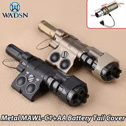 MAWL C1 AA de Metal táctico, versión de batería, láser IR verde, punto rojo, Ray, cubierta trasera extendida de Metal, accesorios de modificación de caza