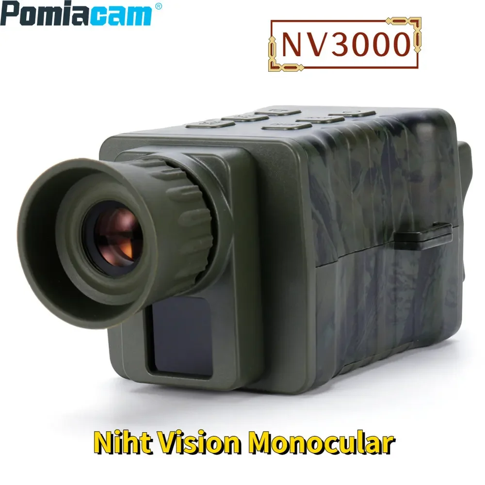 NV3000 4K 36MP HD Monocular de visión nocturna digital Zoom 5X y rango IR de 200M uso dual día/noche para caza Camping negro/camuflaje - imagen 2