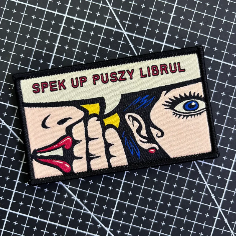 Parche táctico Spek Up Puszy Librul – Bordado con velcro para mochila - imagen 5