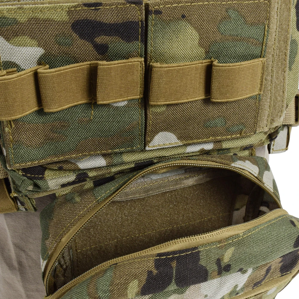 Bolsa táctica MK3 para el pecho, microchasis, arnés H, 5,56, 7,62, M4, AK, Airsoft, Paintball, chaleco de caza, nailon - imagen 5