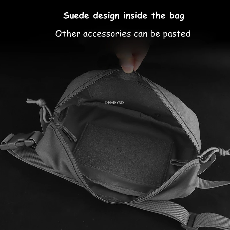 Riñonera táctica para caza al aire libre, bolso cruzado de gran capacidad para deportes, bolsa de tiro Airsoft, mochila de combate - imagen 5