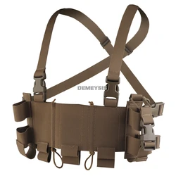 Chaleco táctico Airsoft con cargador y radio - tiro deportivo