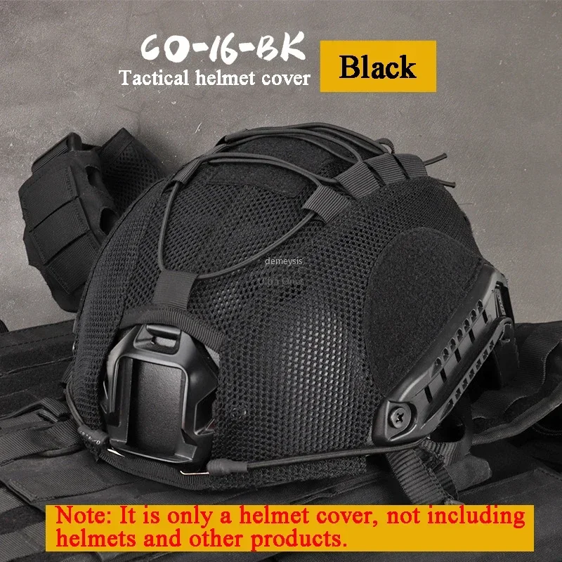 Cubierta de casco táctico para cascos rápidos, accesorios para Airsoft Paintball, caza, juego de tiro CS - imagen 5