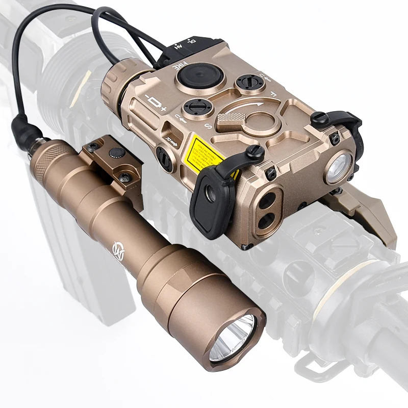 Indicador láser táctico de Metal OGL, linterna LED blanca, luz de explorador de caza, traje de interruptor de Control Dual, rojo, verde, azul, M600/M300 - imagen 2