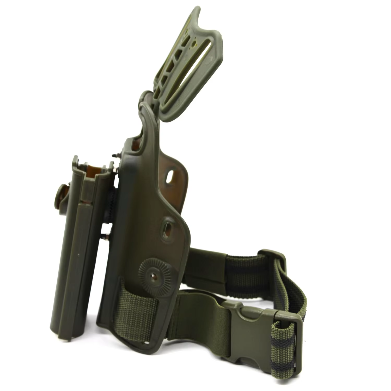 Funda táctica muslo Colt 1911 – Pistolera para mano derecha - imagen 4