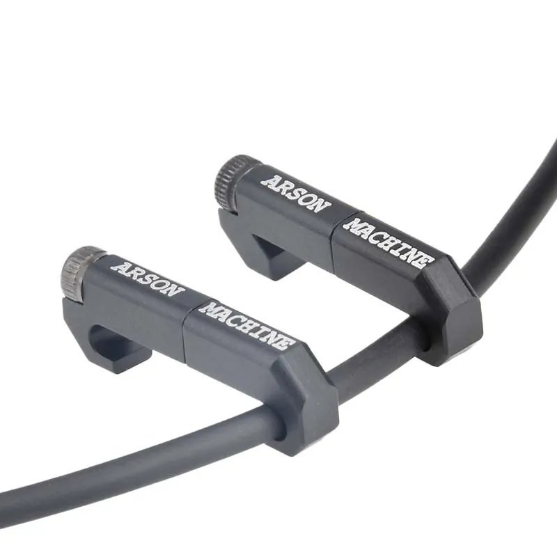 Sistema Táctico de guía de alambre de Metal, cubierta de riel Picatinny de 20mm para PEQ DBAL-A2 M600, interruptor de linterna, Clip de Cable, cola fija, 2 unids/set - imagen 4