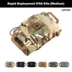 Kit médico IFAK despliegue rápido – Bolsa MOLLE para chaleco táctico