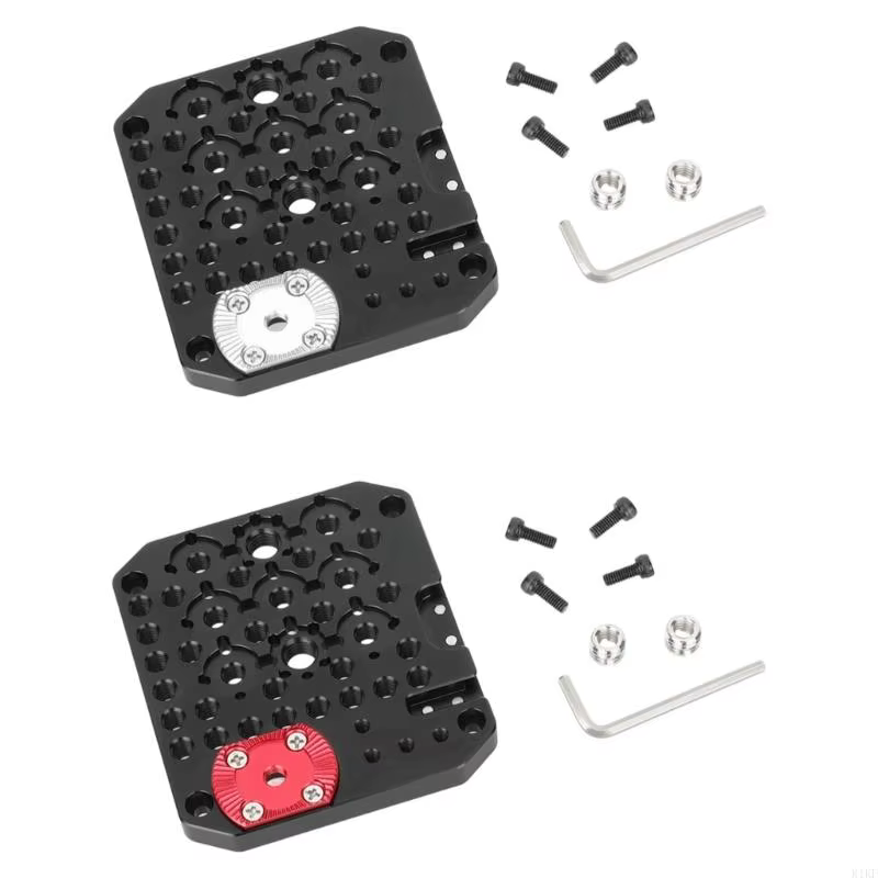 Placa de montaje táctica de aluminio ligera con múltiples orificios - imagen 2