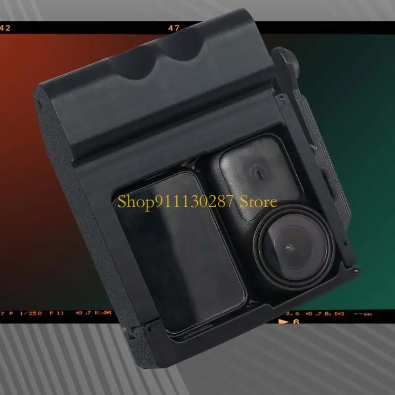 estabilizador cámara ajustable J1HC, agarre cómodo liberación rápida para cámara acción, plástico ligero para - imagen 5