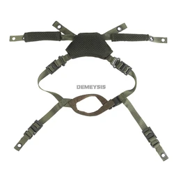 전술용 웬디 헬멧 서스펜션 시스템 소프트 이너 패드 키트 조절 가능한 헬멧 턱끈 팀 웬디 헬멧 액세서리