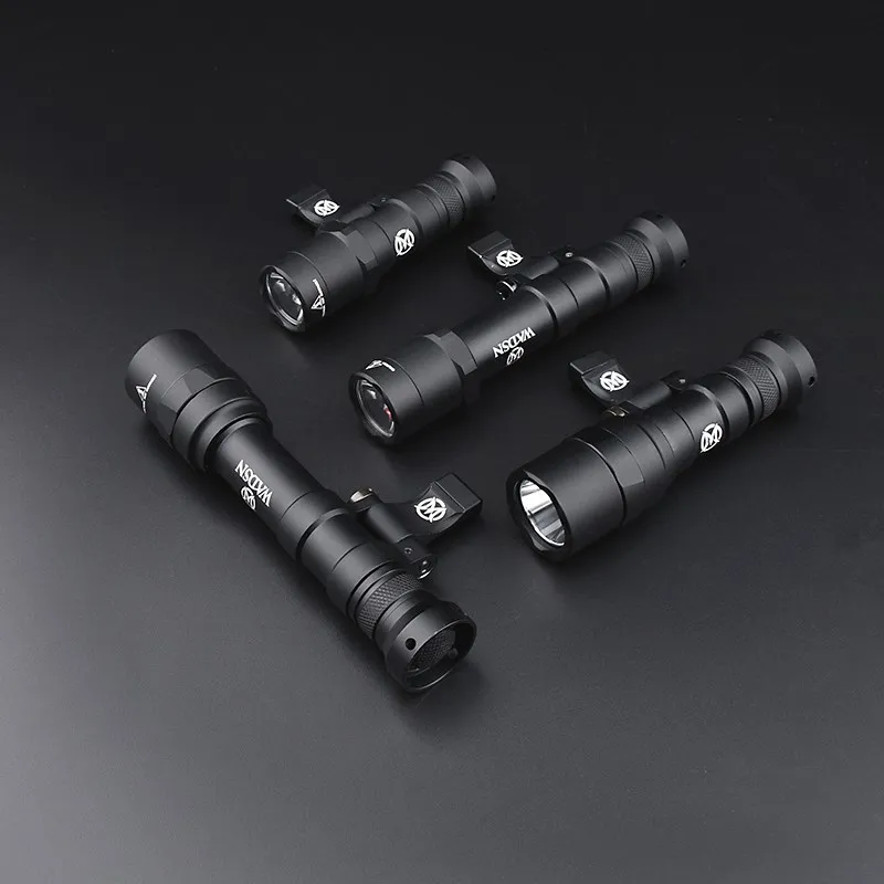 WADSN Airsoft M600 M300 linterna táctica M640 M340 arma de caza Scout Base giratoria de riel de luz compatible con m-lok Keymod montaje en riel - imagen 3