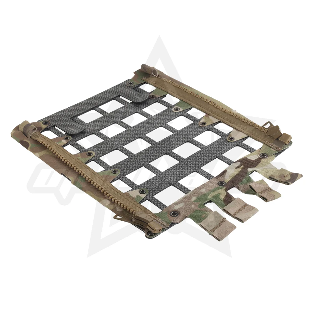 OPHIDIAN Tablero de panel trasero ligero con cremallera Molle, panel de expansión portador de placa de chaleco, compatible con múltiples chalecos de caza - imagen 4