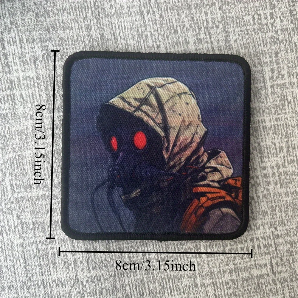 Parche táctico Fast Stalker Live Stalker, brazalete de moral, parches de gancho y bucle impresos, pegatina para mochila militar - imagen 2