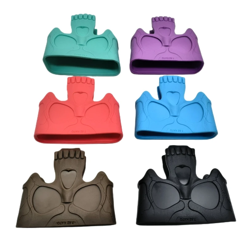 5,56 7,62 calavera goma revista asistencia jaula bucle bolsa Mag tracción táctica rápida para M4 AK AR15 caza tiro Airsoft accesorio - imagen 2