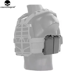EmersonGear Bolsa MOLLE doble portacargadores Coyote Marrón Militar