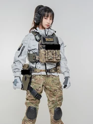 Conjunto táctico G3 multifunción camuflaje nieve primavera otoño