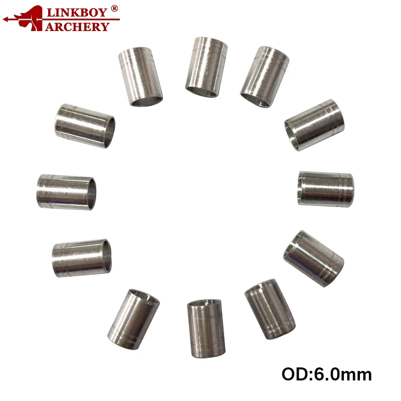 50PCS silver OD6.0mm